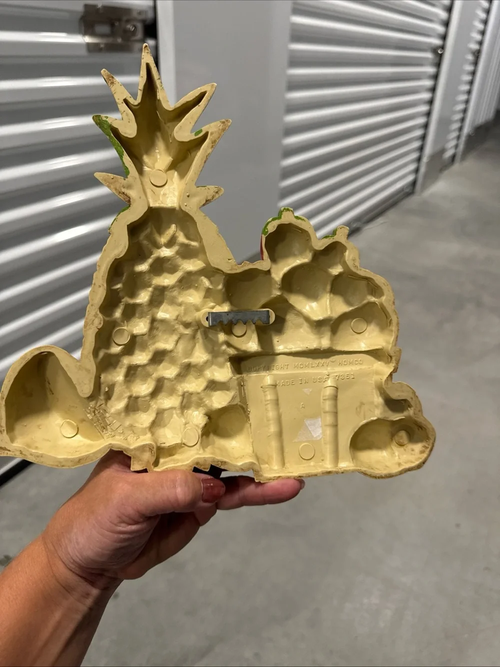 Decorative Pineapple and Strawberry Wall Accent - Homeco Yellow & Red